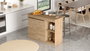 Hanah Home Mesa de Cocina OR2-S Roble